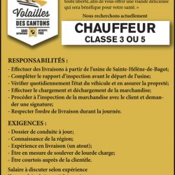 Volailles des Cantons