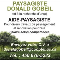 Paysagiste Donald Gobeil