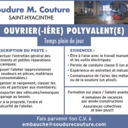 Soudure M. Couture