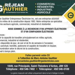 Réjean Gauthier Électricien inc.